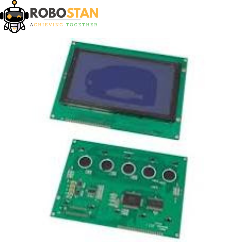 240X128 LCD Display JHD Graphic Blue Green LCD Display Robostan Pk