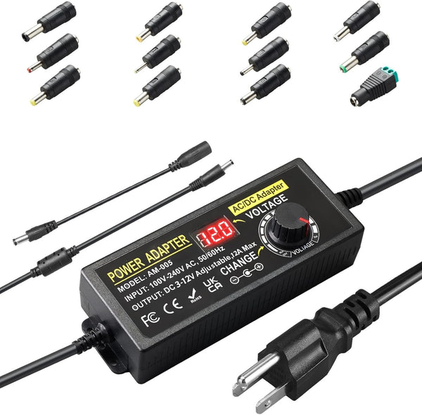 12V 12A AC/DC Power Supply Adapter