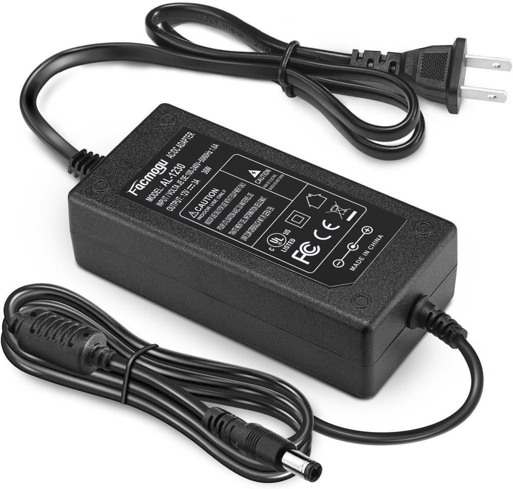 12V 3A AC/DC Power Supply Adapter