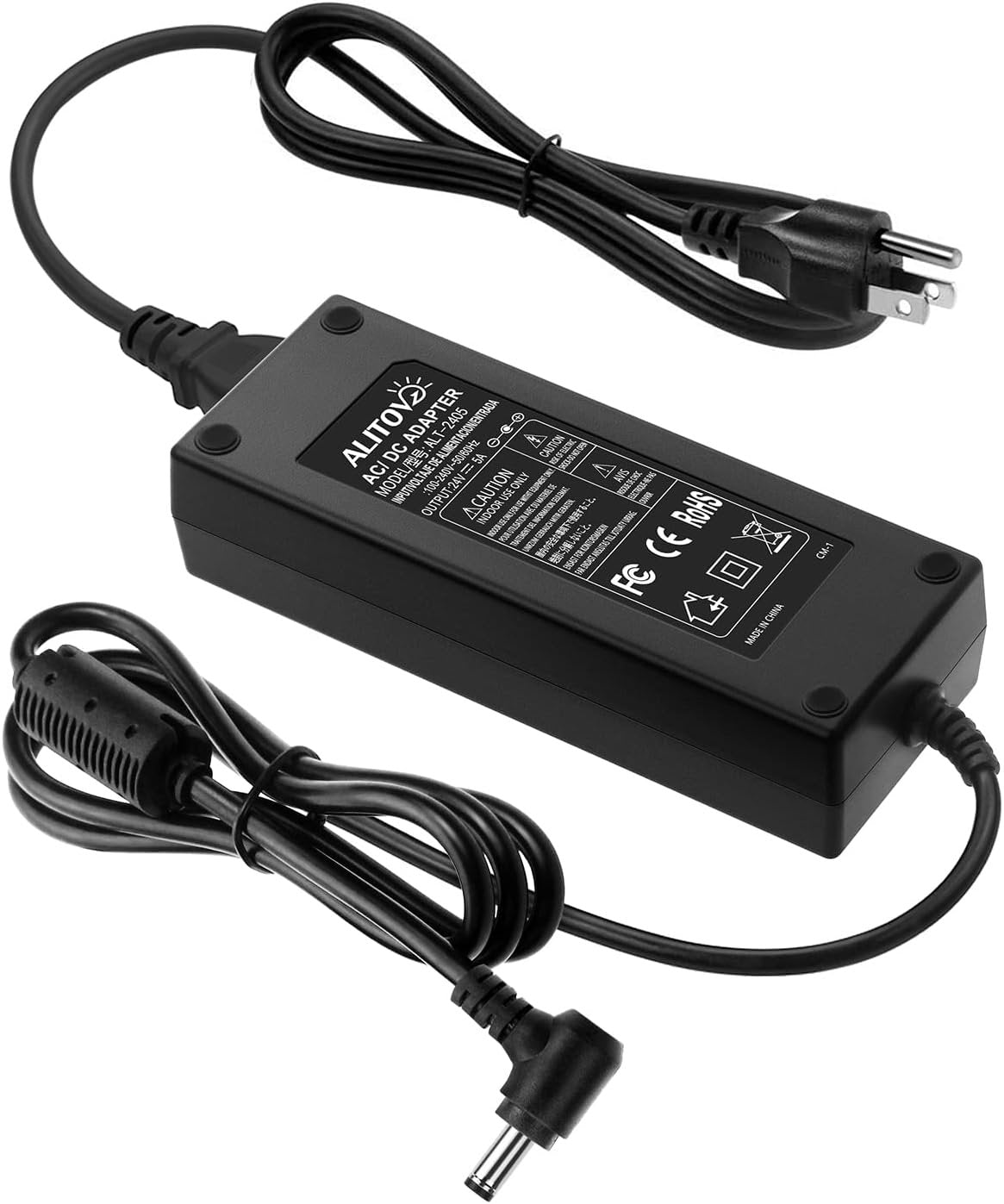 24V 5A AC/DC Power Supply Adapter