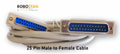 Buy 25 Pin Male to Female Cable Price in Pakistan | Robostan.pk