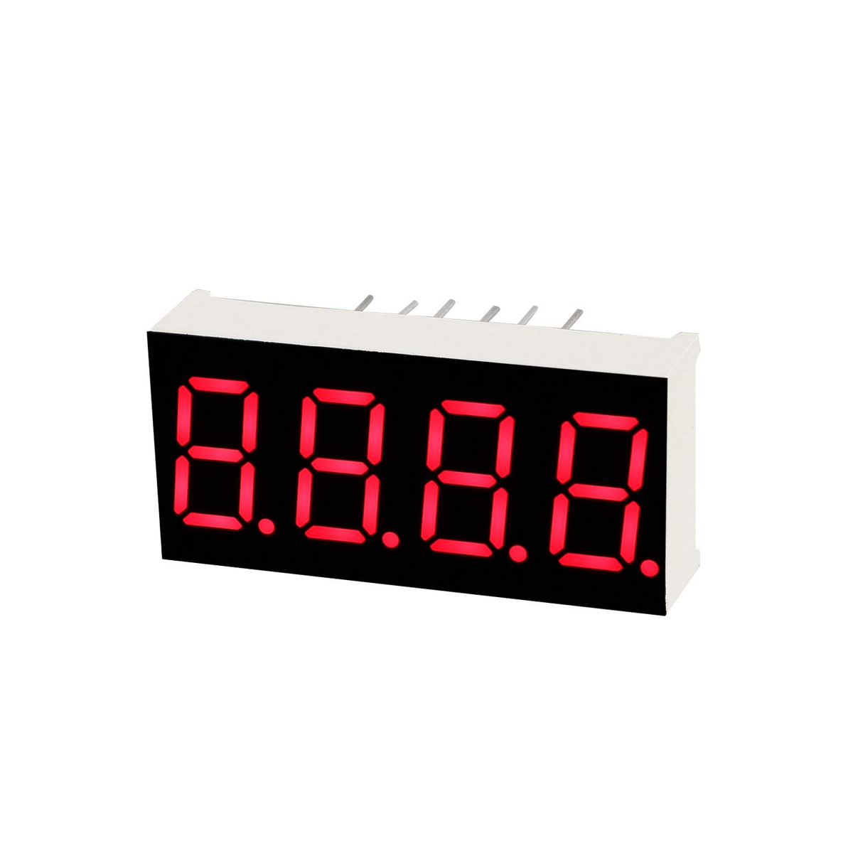0.36 inch red 4-digit 7-segment LED display