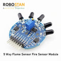 Buy 5 Way Flame Sensor Fire Sensor Module Online in Pakistan | Robostan.pk