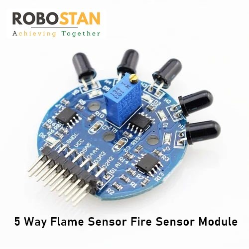 Buy 5 Way Flame Sensor Fire Sensor Module Online in Pakistan | Robostan.pk