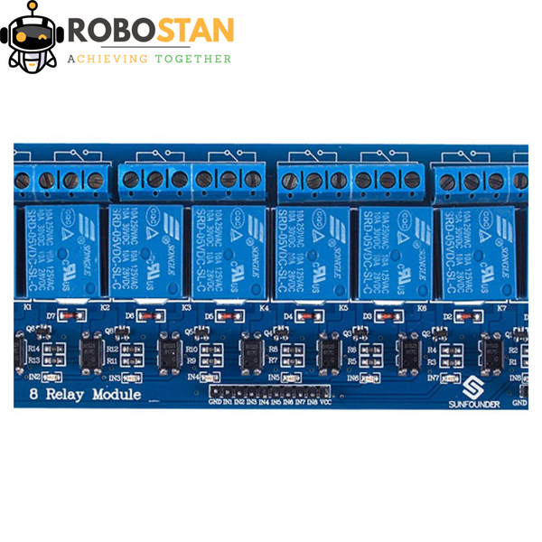 5v 8 Channel Relay Module Board