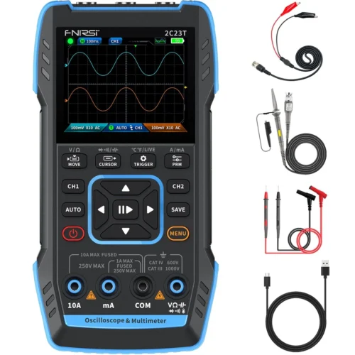 FR 2C23T 10MHz 2 Channel 3 in 1 Oscilloscope