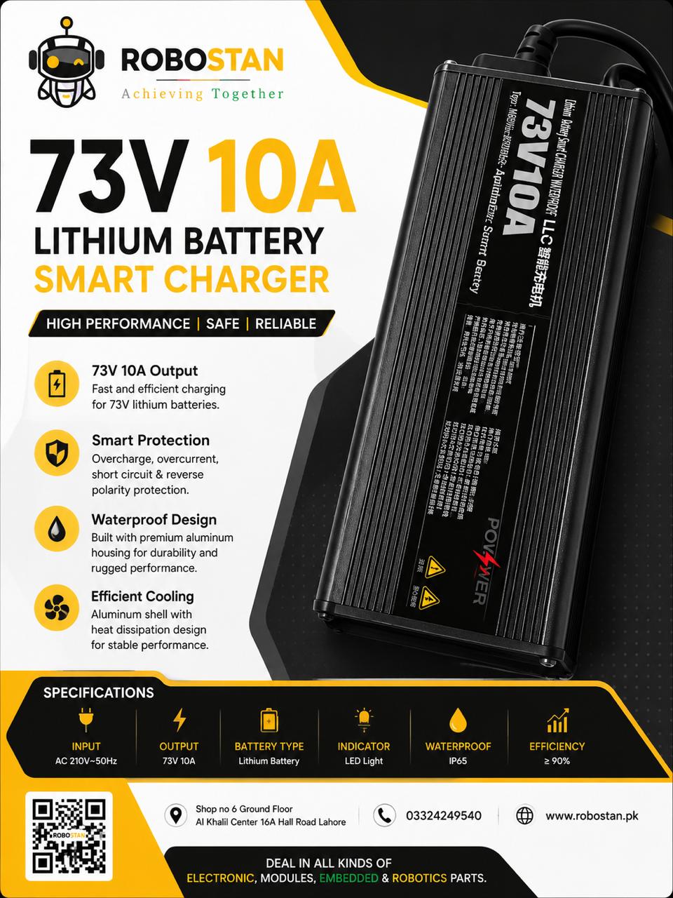 EV Scooty Charger 73V 10A