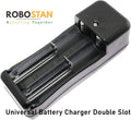 Buy Universal Battery Charger Double Slot Online in Pakistan | Robostan.pk
