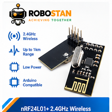 nRF24L01+ 2.4GHz Wireless RF Transceiver Module for Arduino - Robostan