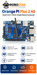 Orange Pi Plus 2 H3 quad core board - Robostan