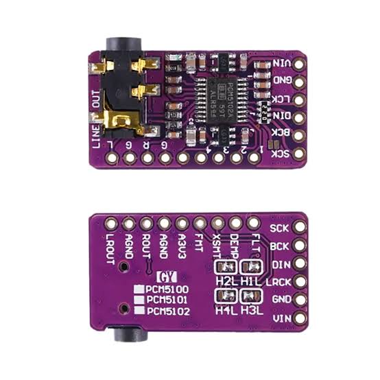 PCM5102A I2S DAC Decoder Module GY-PCM5102