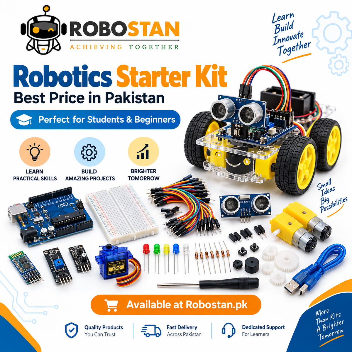 Buy Robotics Starter Kit Online at Best Price in Pakistan - Robostan.pk