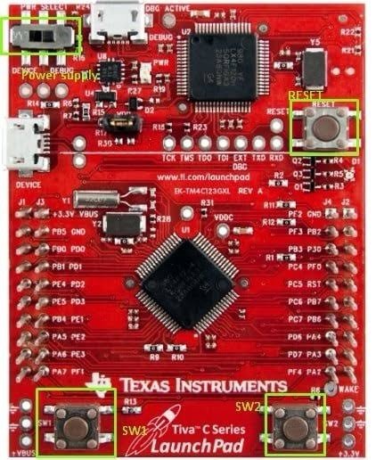 Texas Launchpad TM4C123GXL