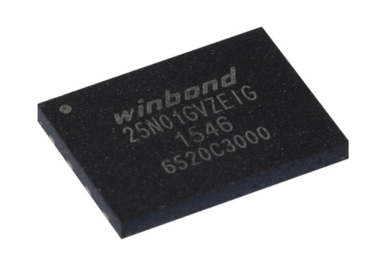 Winbond W25N01GV 1Gbit NAND flash memory IC