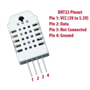 Buy DHT22 Temperature and Humidity Sensor Price in Pakistan | Robostan.pk