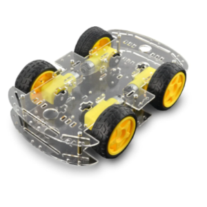 4-Wheel Robotic Chassis for Arduino & Raspberry Pi Price in Pakistan