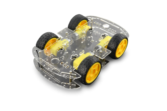 4-Wheel Robotic Chassis for Arduino & Raspberry Pi Price in Pakistan