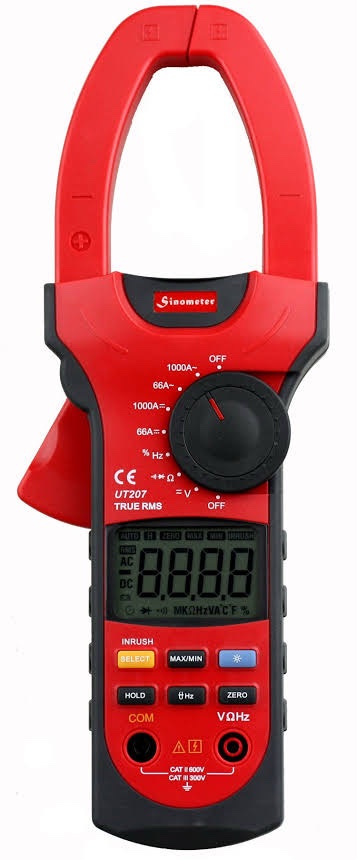 UT207A 1000A Digital Clamp Meter