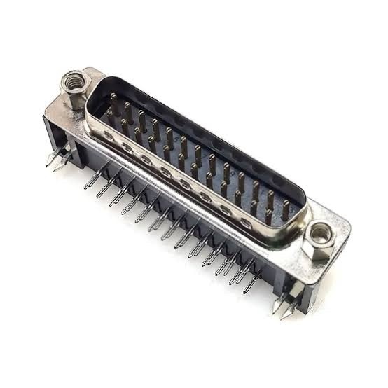 DB25 Male Right Angle Connector - Durable & Affordable | robostan.pk