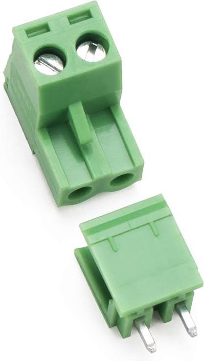 Green Connector 2-Pin for PCB Projects - Buy Online at robostan.pk