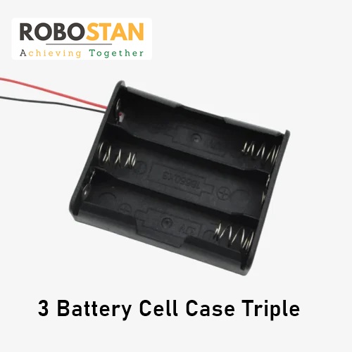 Buy 3 Battery Cell Case Triple Online in Pakistan | Robostan.pk