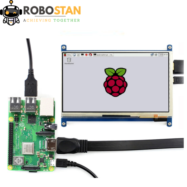 7 Inch Hdmi Capacitive Touch Lcd Screen For Raspberry