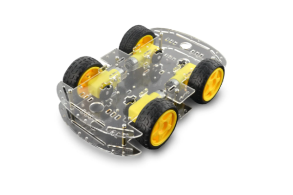 Buy 4-Wheel Robotic Chassis for Robotics Projects in Pakistan