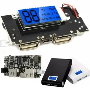 Buy LCD Display Dual USB Power Bank Shell Kit 5V 1A 2.1A – Robostan.pk