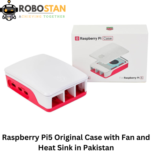 Raspberry Pi5 Original Case with Fan and Heat Sink in Pakistan