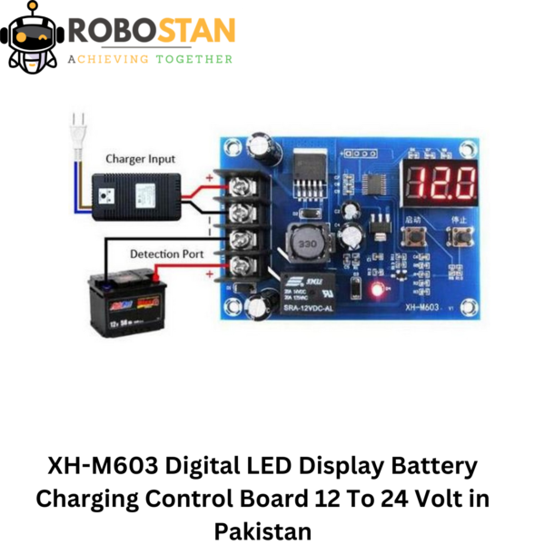 XH-M603 Digital LED Display Battery Charging Control Board 12 To 24 Volt in Pakistan