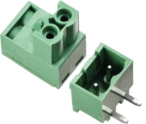 Buy Green Connector Right Angle 2-Pin in Pakistan - Best Price at robostan.pk