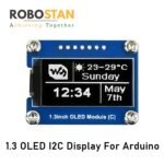 Buy 1.3 OLED I2C Display for Arduino Online in Pakistan | Robostan.pk
