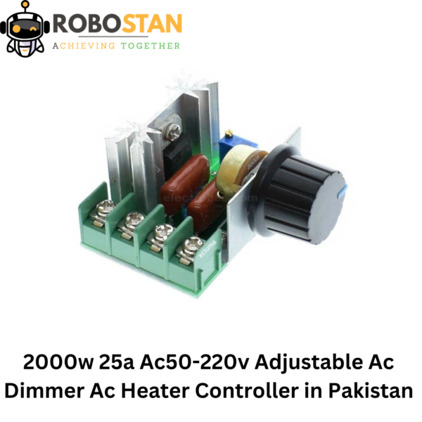 2000w 25a Ac50-220v Adjustable Ac Dimmer Ac Heater Controller in Pakistan