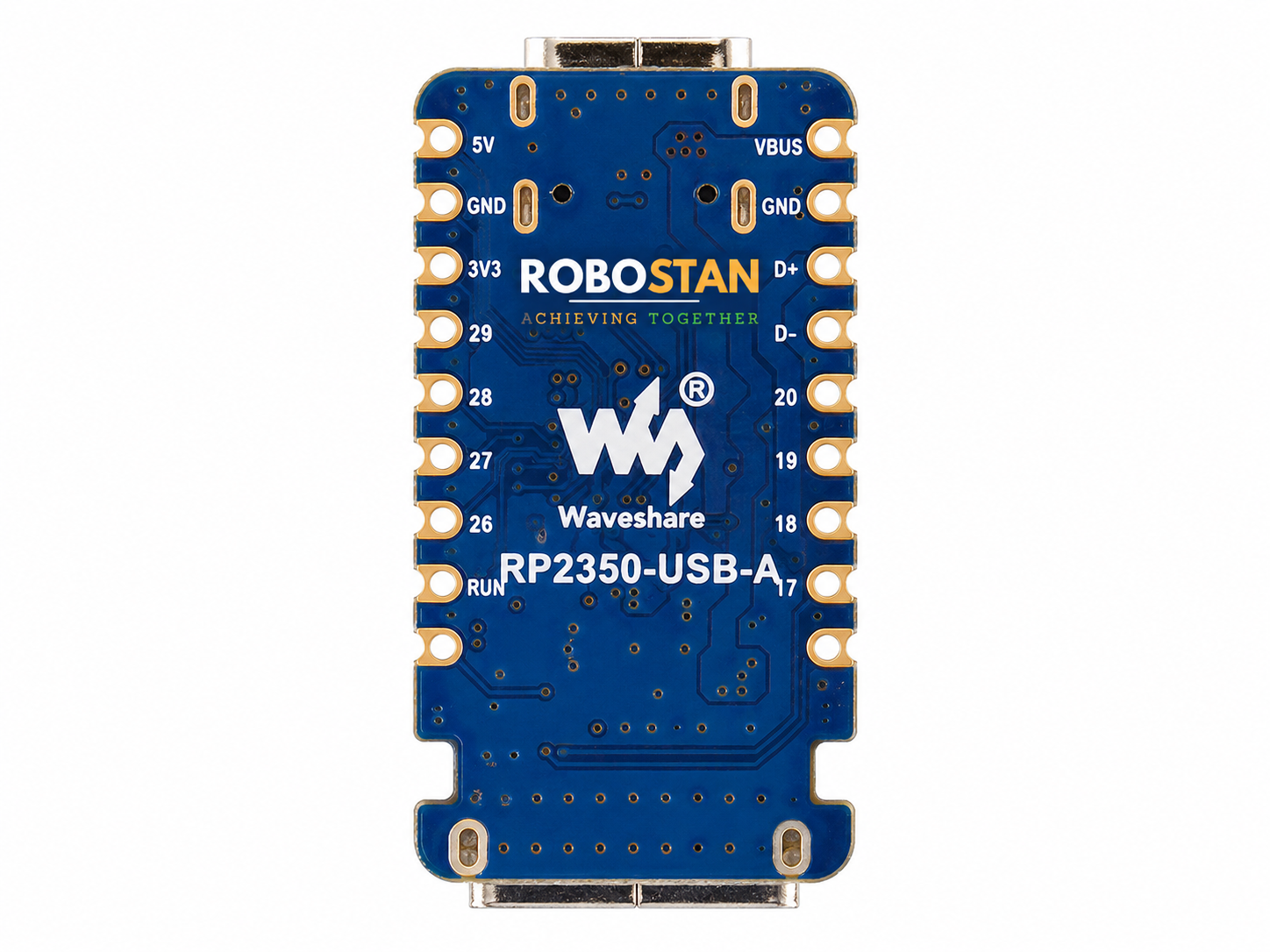 Waveshare RP2350-USB-A Development Board – RP2350 Dual-Core MCU with USB Type-A Interface
